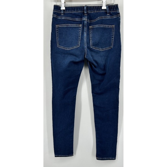 Crewcuts Girls Blue Denim Dark Wash Jeans Straight Front Size 14 NWT - Picture 5 of 6